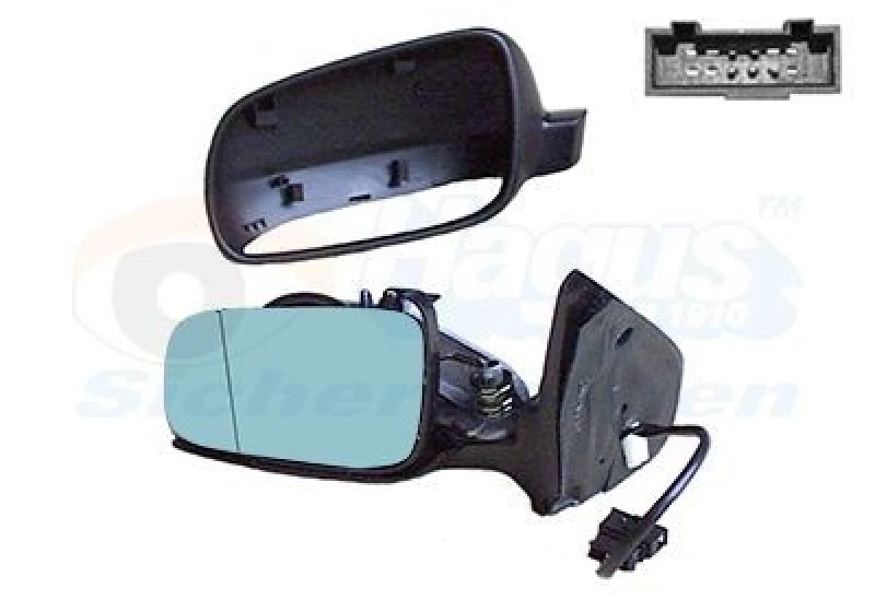 Image of VAN WEZEL Wing mirror VAN WEZEL 5888807