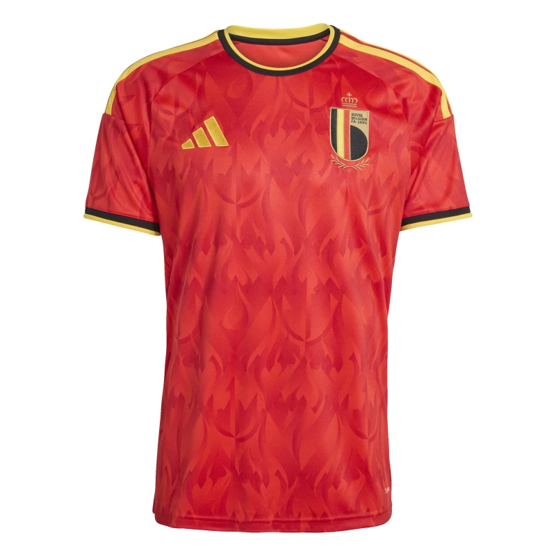 Image of adidas Belgium Home Shirt World Cup 2026 Mens International Replica Shirts S Red 37134708350