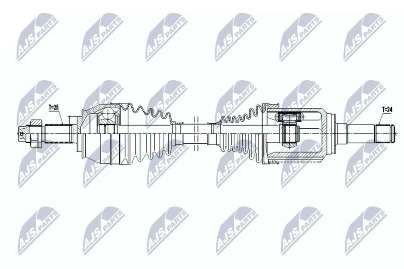 Image of NTY Drive shaft NTY NPW-FT-097