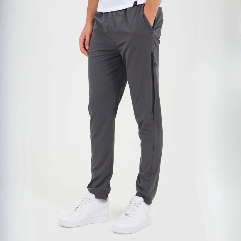 Image of Brave Soul Brave Soul Men Straight Leg Elasticated Waist Trousers in Dark Grey Size: Medium Dark Grey M Male 5063487120772