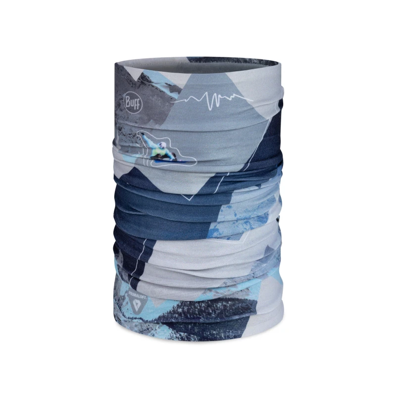 Image of Buff Thermonet Gaiter Neckwarmer Unisex Adults Blue unisex Ladies
