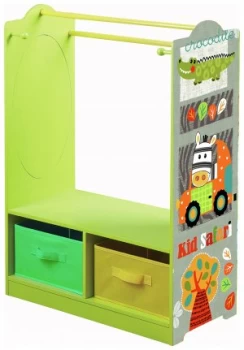 Liberty House Toys Safari Wooden Dress Up with Storage Bins