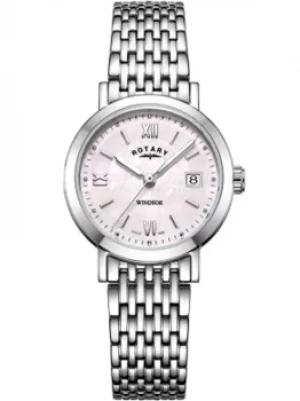 Image of Rotary Ladies Windsor Mother Of Pearl Bracelet Watch LB05300/39