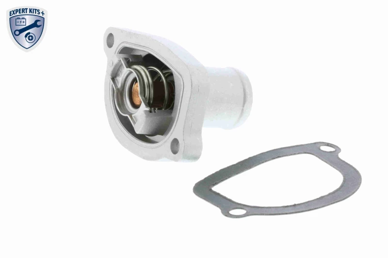 Image of VEMO V24-99-0013 Engine thermostat EXPERT KITS +, Opening Temperature: 87°C, with gasket/seal Thermostat,coolant (316)