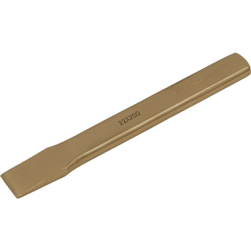 Image of Loops Non Sparking Flat Chisel - 22mm x 220mm - Precision Cast - Beryllium Copper Copper