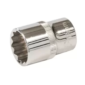 image of Silverline Socket 1/2" Drive 12pt Metric - 19mm