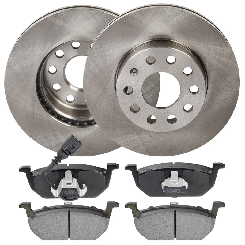 Image of RIDEX 3405B1793 Brake disc and pads set Front Axle, Brake Disc Type: Vented Brake Set,disc brakes (3405)
