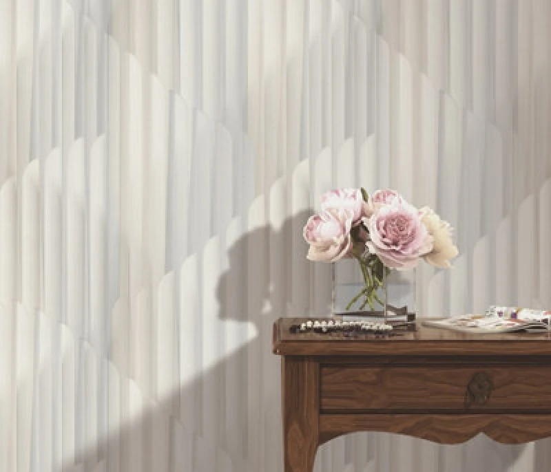 Image of Erismann Wallpaper Cascade Light Grey