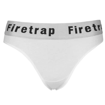 image of Firetrap Luxe Brief Ladies - White