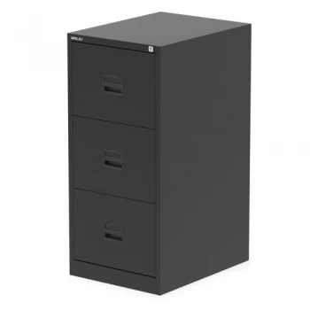 image of Trexus Filing Cabinet Steel Lockable 3 Drawer