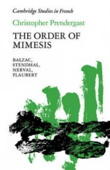 Image of The Order of Mimesis by Christopher Prendergast Book