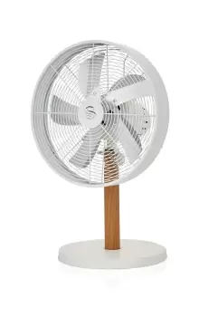 image of 12" Nordic White Desk Fan