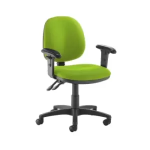 Image of Dams MTO Jota Medium Back PCB Operators Chair with Adjustable Arms - Belize Red