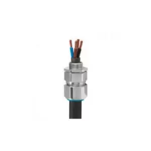 Image of Wiska 75mm Outdoor SWA Steel Wire Armoured Cable Gland Kit Brass - CW75