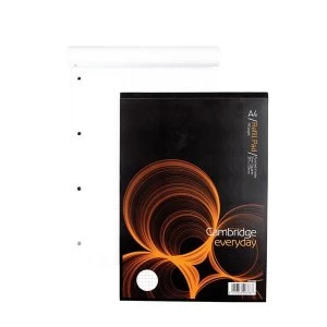Image of Cambridge Refill Pad Headbound Squared 5mm Punched 4 Holes 70gsm 160pp A4 Ref 100080199 Pack 5