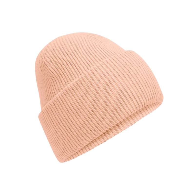 Image of Beechfield Beechfield Men Classic Deep Cuffed Beanie in Peach Peach One Size Male 5063425806850