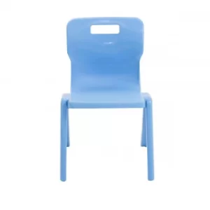 TC Office Titan One Piece Chair Size 4, Sky Blue