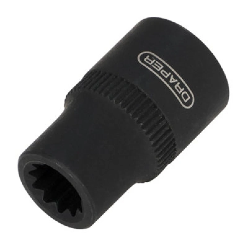 Image of Draper 3/8" Drive 11 Point HGV Brake Caliper Socket 3/8" 8mm 28201