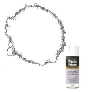 Image of Rust-Oleum White Matt Primer Primer spray Paint 400ml