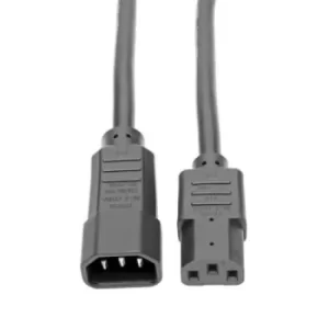 Image of Tripp Lite Heavy Duty PDU Power Cord C13 to C14 15A 250V 14 AWG 1.5ft