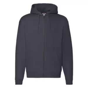 image of Fruit of the Loom Mens R Hoodie (L) (Navy Heather)