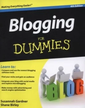Image of Blogging for Dummies by Susannah Gardner Paperback
