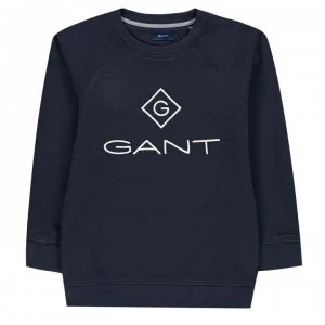 Image of Gant Lock Up Sweatshirt - Navy 433