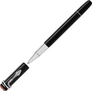 Image of Mont Blanc - Mont Blanc Heritage Collection Rouge Et Noir Special Edition Rollerball - Rollerball Pens - Black