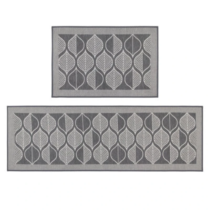 Image of JVL JVL Expression Machine Washable Entrance Doormat a Door Mats Size: Mat, Grey 72511102000