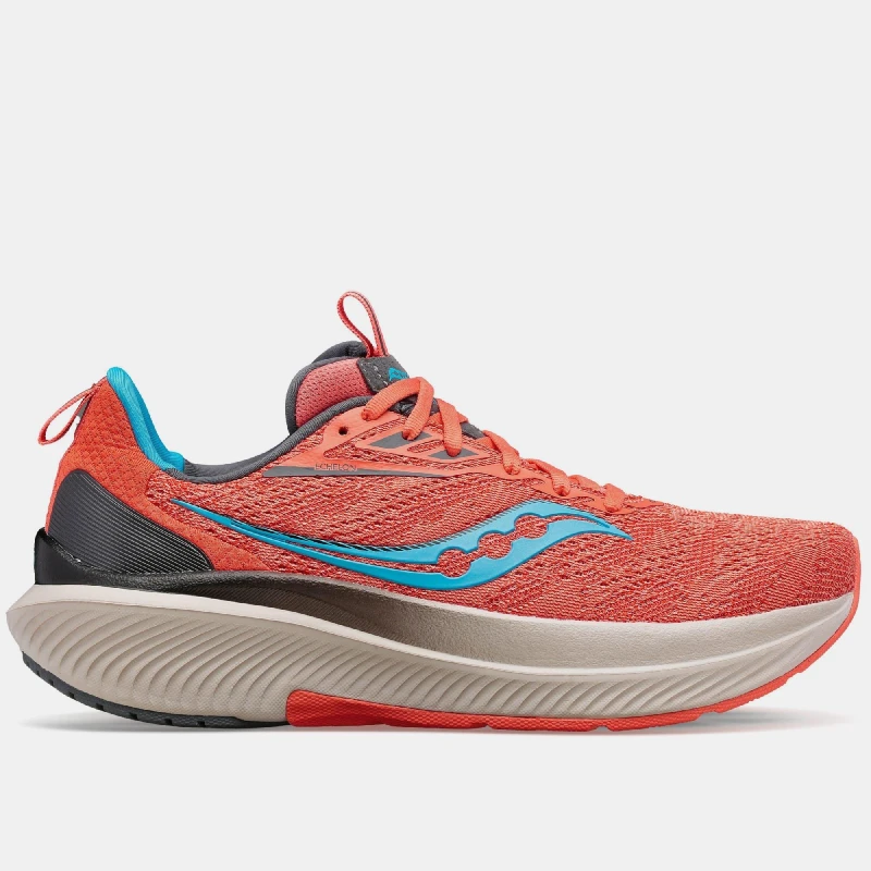 Image of Saucony Echelon 9 Running Shoe Pink Blue female UK 5