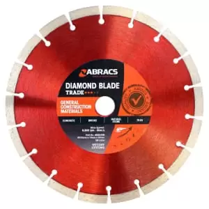 image of Abracs GP ABDD230M Diamond Segmented Blade - 230 x 10 x 22mm