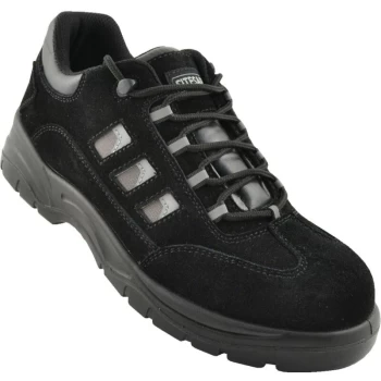 Image of TS1P12 Black Safety Trainers - Size 12 - Sitesafe