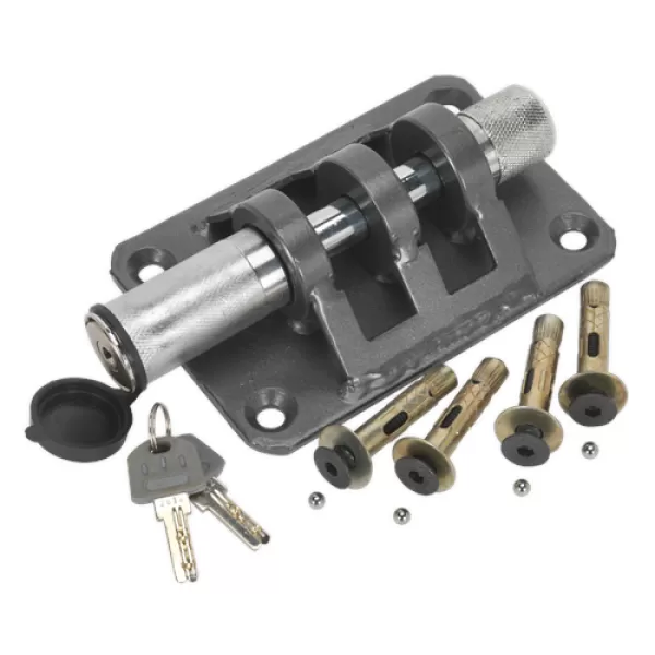 Image of Sealey MCGA02 Motorcycle Locking Ground Anchor - 4 Security Bolts