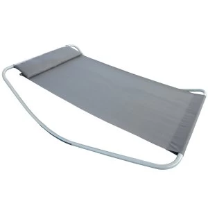 image of Outsunny Single Rocking Bed Hammock-Grey