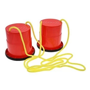 Image of Pre-Sport Unisex-Youth Essential Stilts, Black/Red, One Size