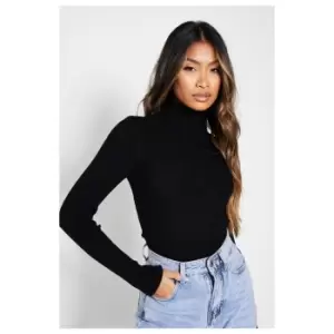 Image of I Saw It First 2 Pack Knitted Roll Neck Jumper - Black