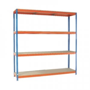 image of Slingsby VFM OrangeZinc Heavy Duty Painted Shelving Unit 379237