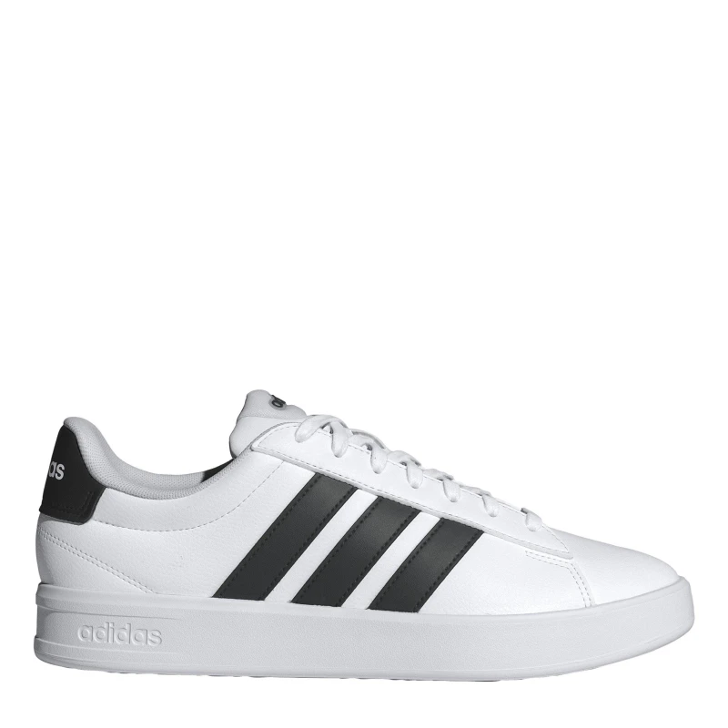 Image of adidas Grand Court 2 Trainers Mens White/Black male 9 (43.3)