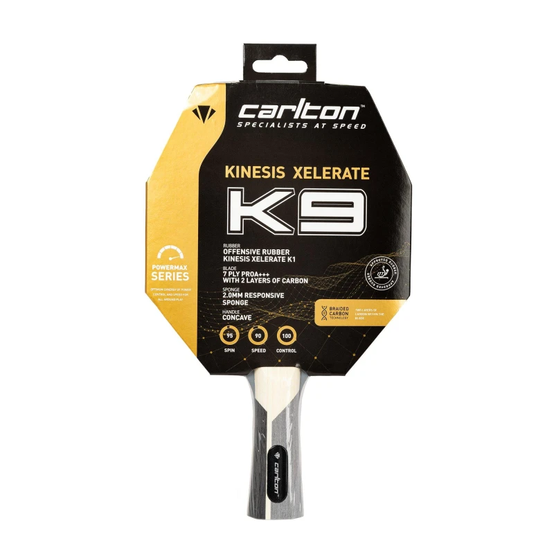 Image of Carlton Kinesis Xelerate K9 Table Tennis Bat Adults - unisex One Size