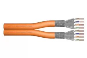 Image of Cat.7 S/FTP installation cable, 500 m, duplex, Dca-s1a d1 a1