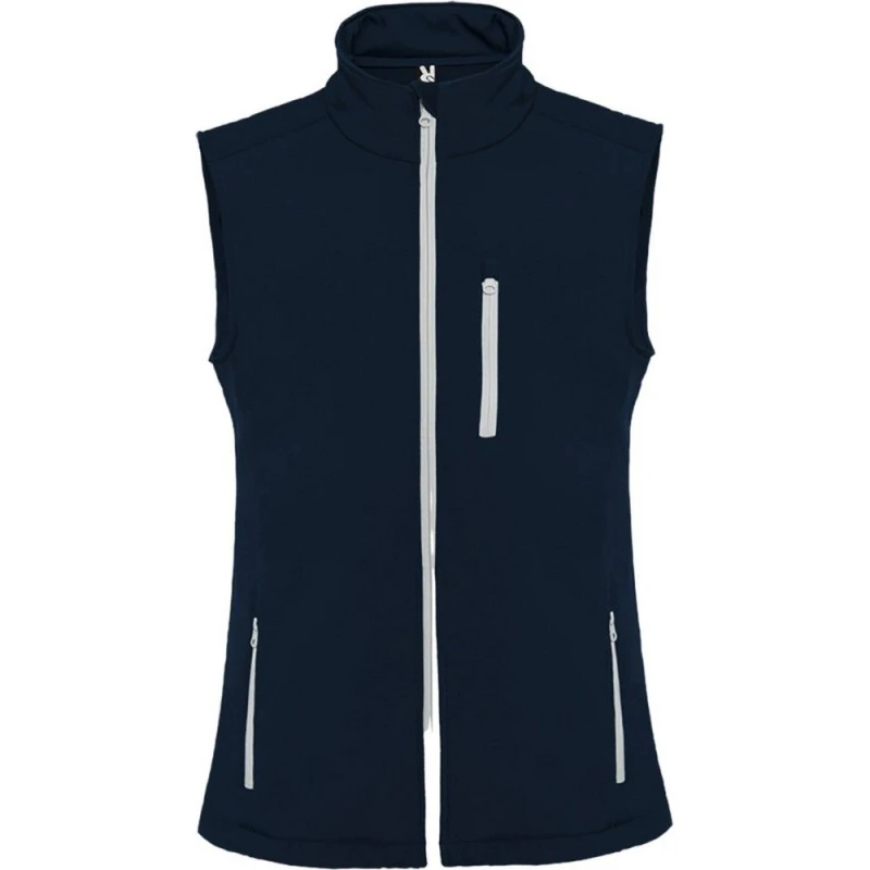 Image of ROLY Mens Nevada Softshell Body Warmer in Navy Size: Small Navy Male S