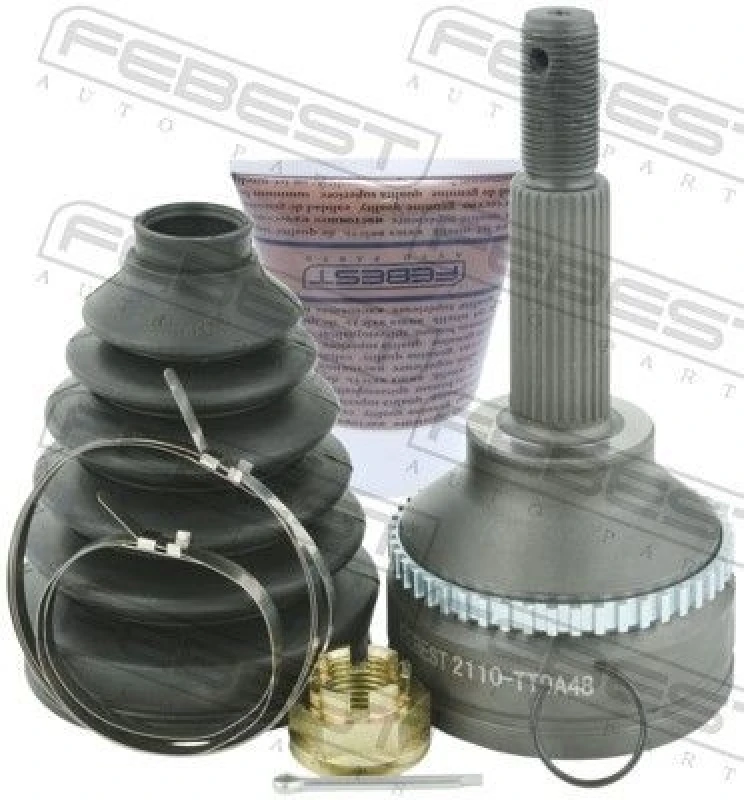 Image of FEBEST 2110-TT9A48 Joint, drive shaft Wheel Side, with ABS sensor ring Joint,drive shaft (236)