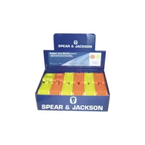 Image of Tyzack Rubber Line Blocks in Merchandiser (12 pairs)