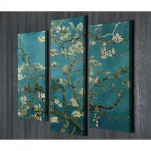 Image of UC96 Multicolor Decorative Canvas Painting (3 Pieces)