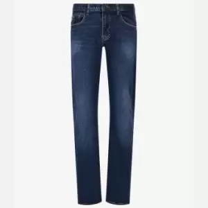 Image of Armani Exchange Stretch-Denim Slim-Fit Jeans - W32/L32