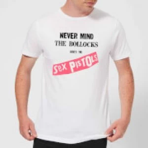 Image of Sex Pistols Never Mind The B*llocks Mens T-Shirt - White - 3XL
