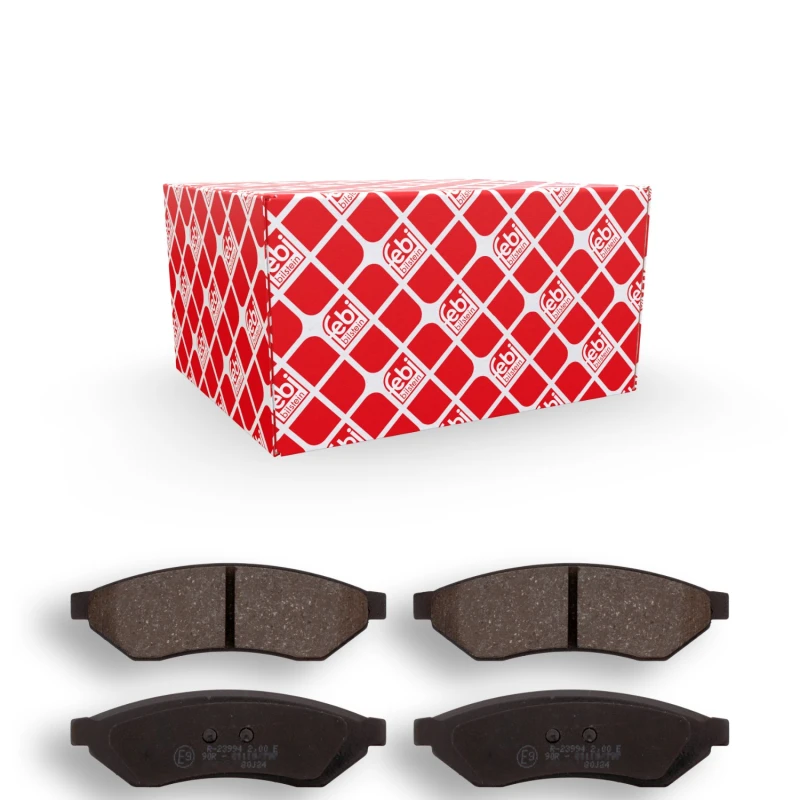 Image of FEBI BILSTEIN 16722 Brake pad set Rear Axle, excl. wear warning contact Brake Pad Set,disc brake (402)