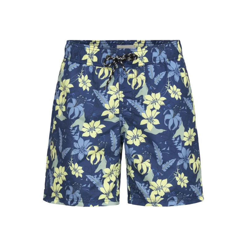 Image of Blend Swim shorts Blend Radborne Tropical Bleu Male XL