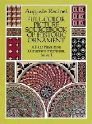 Image of full color picture sourcebook of historic ornament all 120 plates from lorn