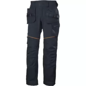 Image of Helly Hansen Mens Chelsea Evolution Construction Trousers 32" R in Navy Polyamide/Elastane